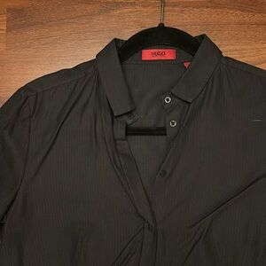 Hugo Boss black button down shirt